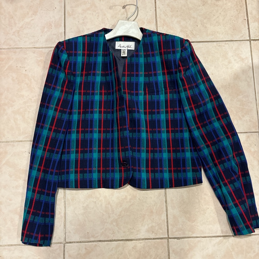 Plaid Women's Jacket by